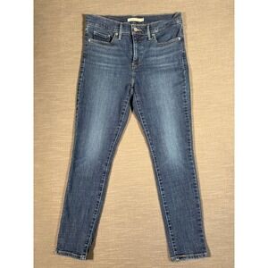 Levis 311 Shaping Skinny Jeans Womens 29 Medium Wash Blue Denim High Rise